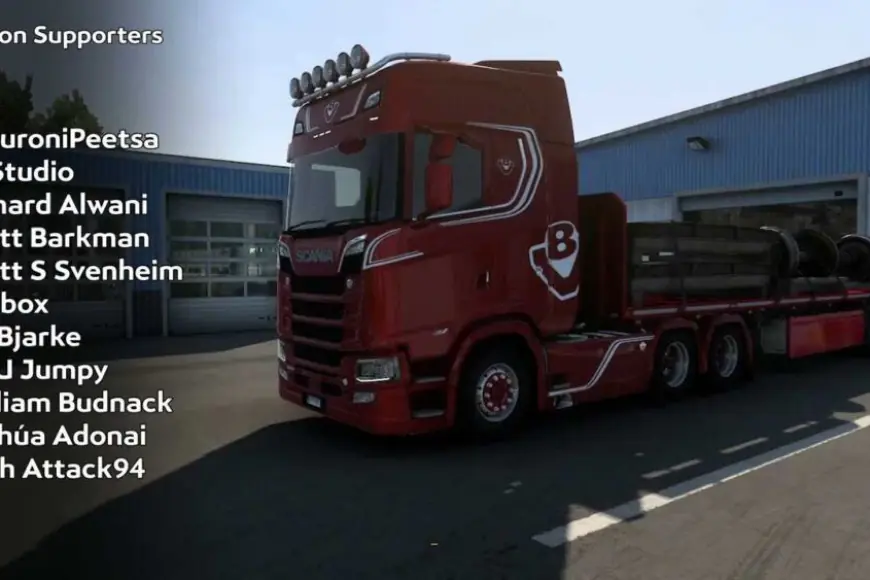 Scania V8 Kurt Egzoz ETS2 1.47
