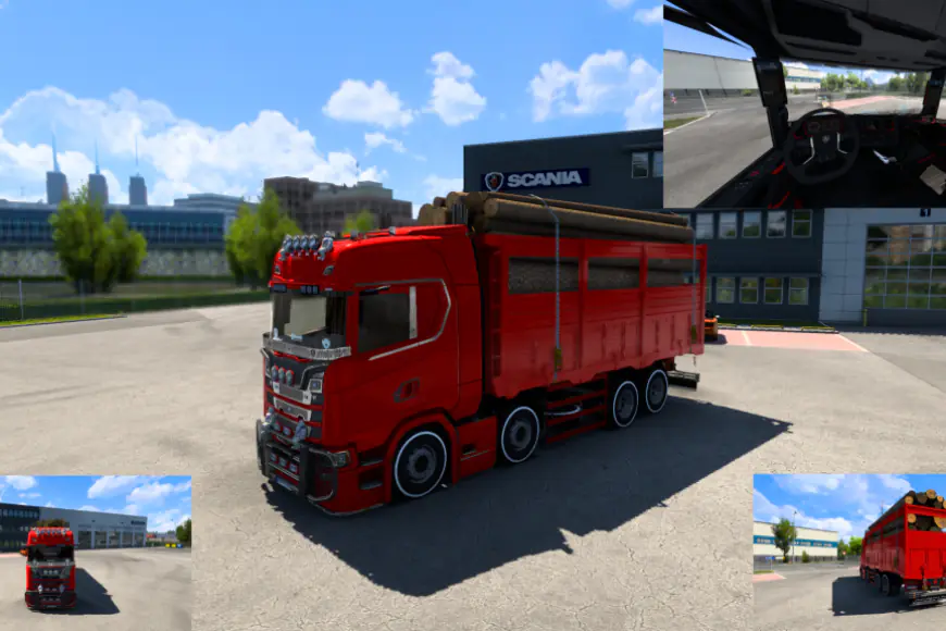 Scania S 8×2 by Finion (Kirkayak) [ETS2 1.50.1]