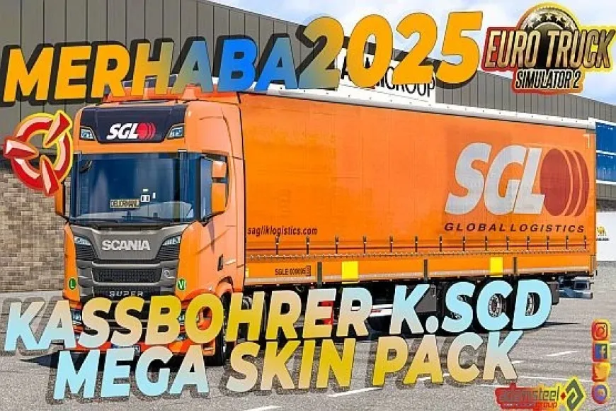 Kassbohrer K.SCD MEGA Skin Pack v1.0 1.53 1.54 1.55 1.56